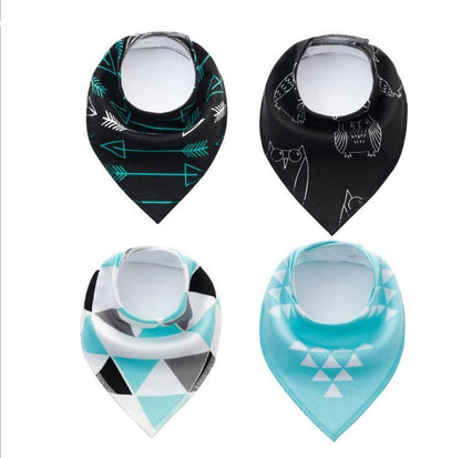 Baby Bandana Bib 4pk