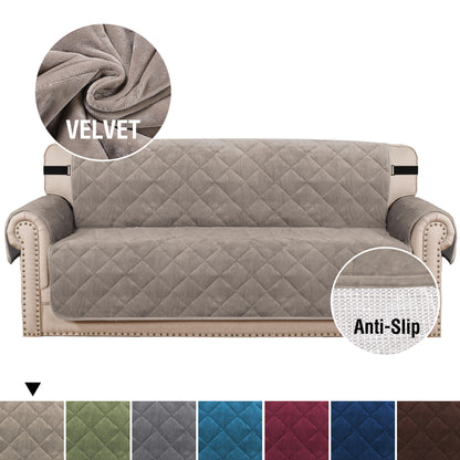 Velvet Plush Sofa Cover