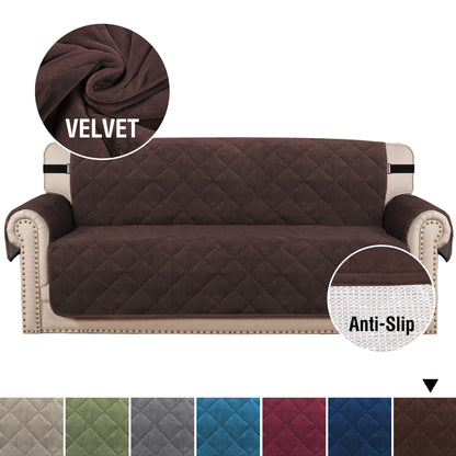 Velvet Plush Sofa Cover