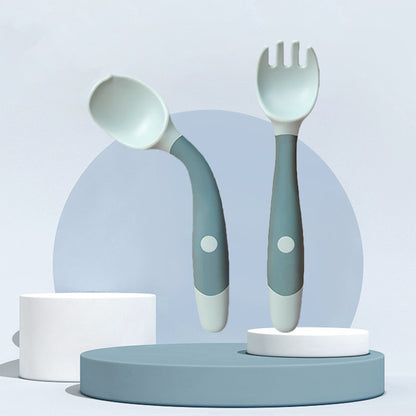 Children's First Silicone Silverware 2pcs set