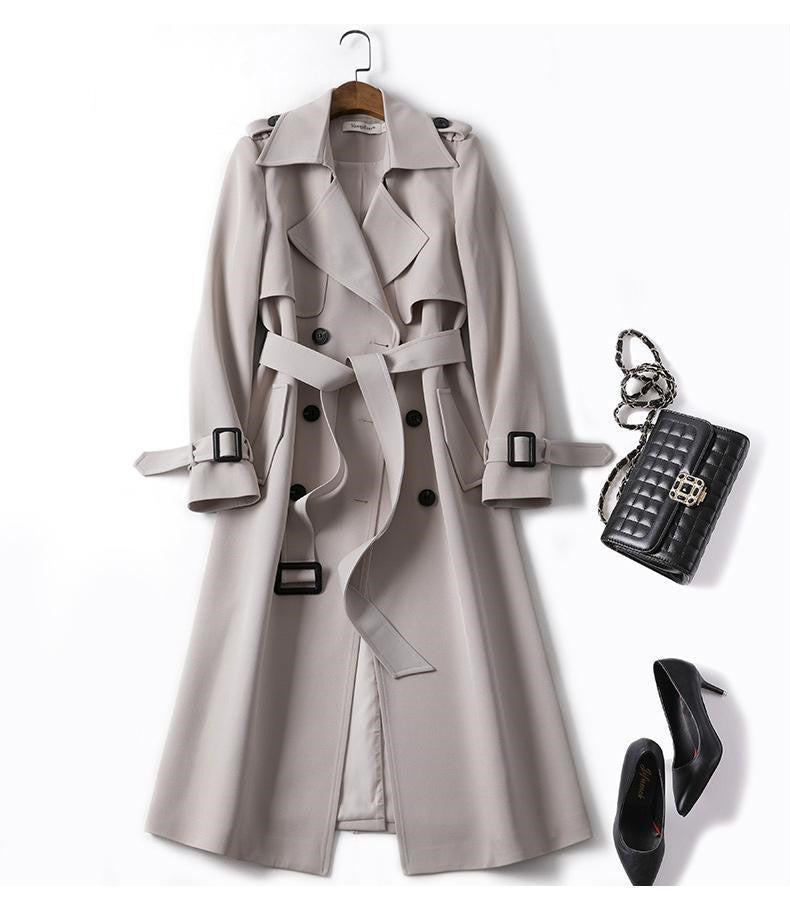 Women's Double-Breasted Trench Coat
