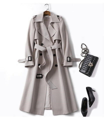 Women's Double-Breasted Trench Coat