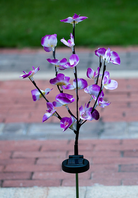 Solar Butterfly Orchid Garden Lights