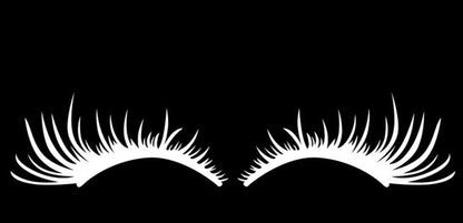 Vehicle Eyelash Decals