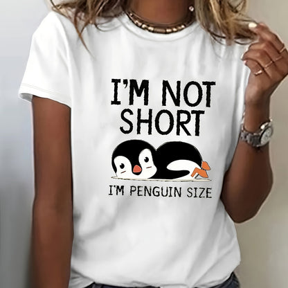 Women's Round Neck Print T-shirt