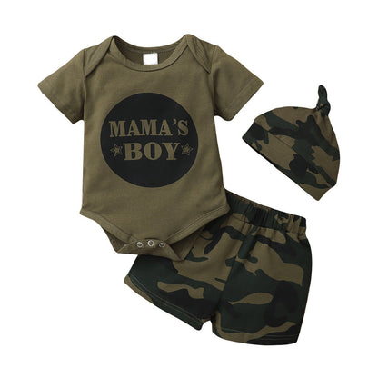 Mama's Boy Camo Outfit 3pcs set