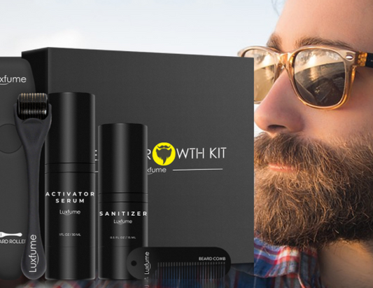 Luxfume Beard Growth Liquid Beard Care Set