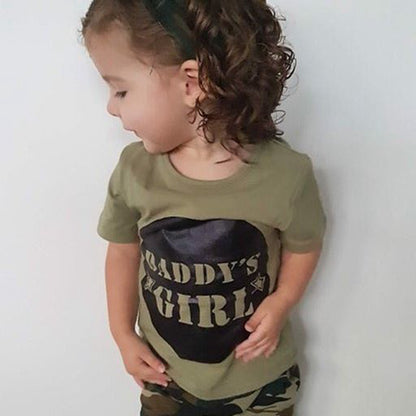 Baby Daddy's Girl Camo Outfit
