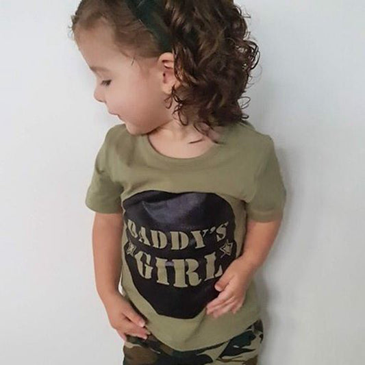 Baby Daddy's Girl Camo Outfit