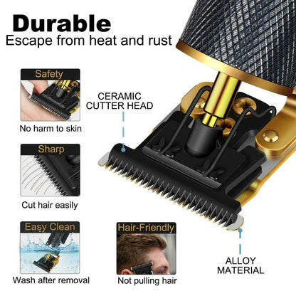 Vintage T9 Rechargeable Hair Clippers