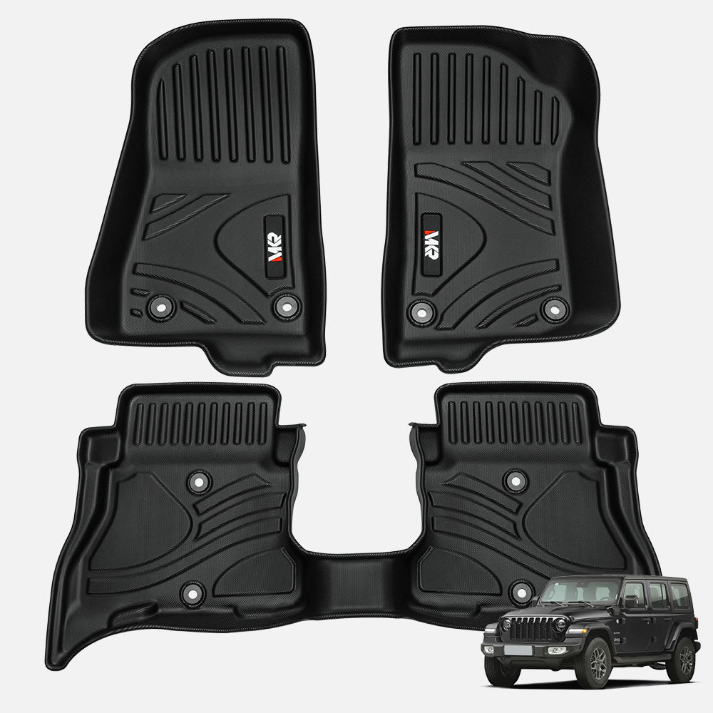2021-2024 Jeep Wrangler 4XE MKR All-Weather Floor Mats