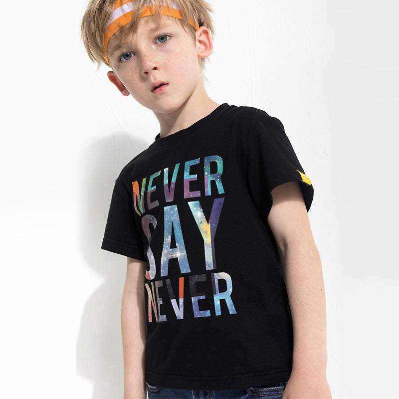 Boy's Never Say Never T-Shirt