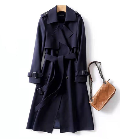 Women's Double-Breasted Trench Coat