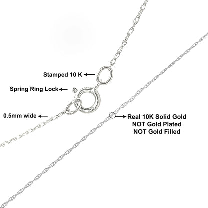 10K Rope Chain Necklace