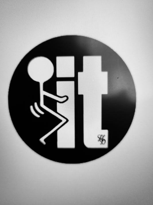 F It Decal