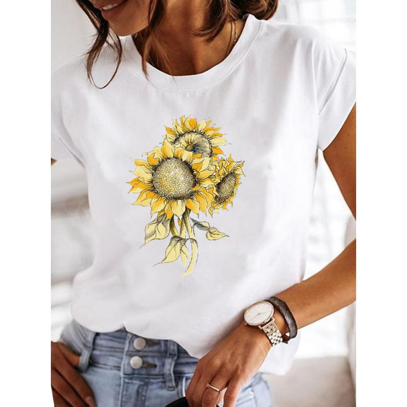 Women's Casual Print T-Shirt