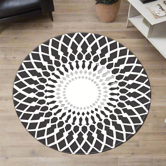 Round Woven Rug