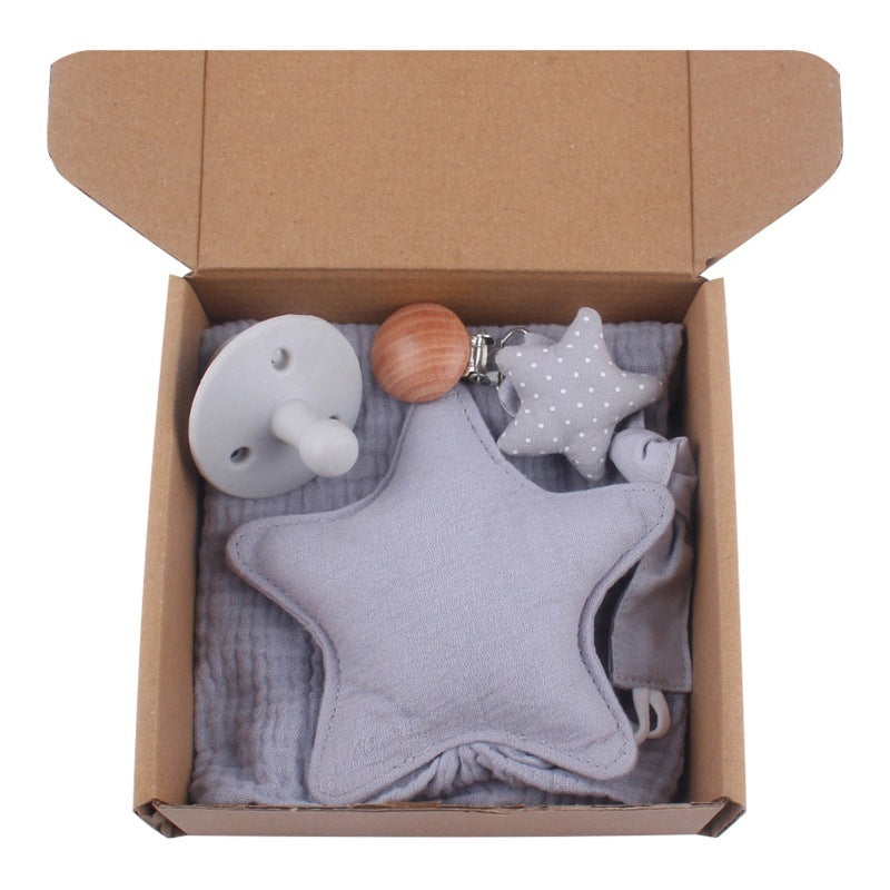 Baby Muslin Wooden Gift Sets