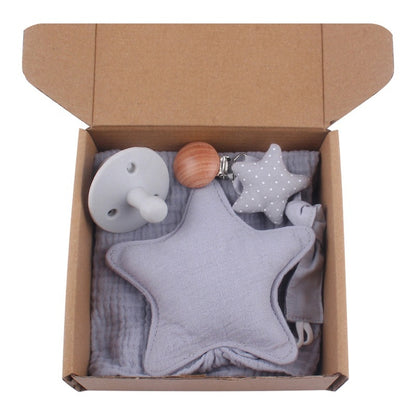 Baby Muslin Wooden Gift Sets