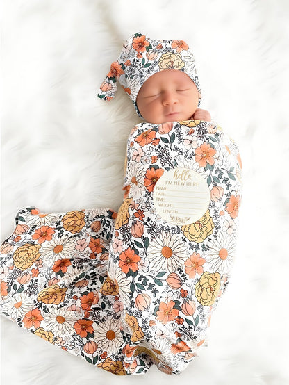 Baby's Floral Arrival Set 4pcs