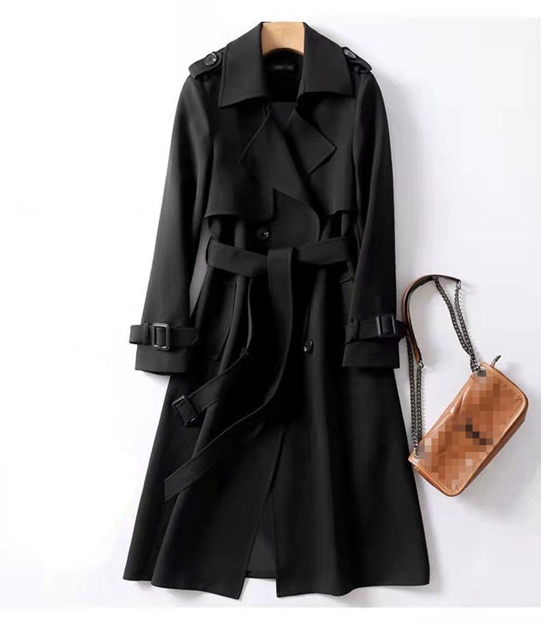 Women's Double-Breasted Trench Coat