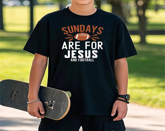 Sundays Are For Jesus And Football T-Shirt