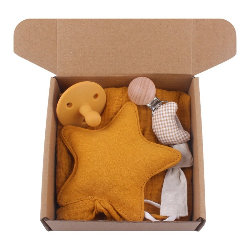 Baby Muslin Wooden Gift Sets