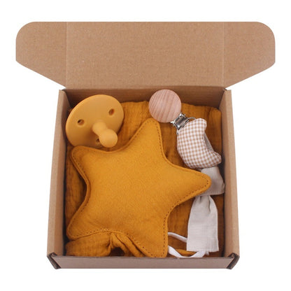 Baby Muslin Wooden Gift Sets