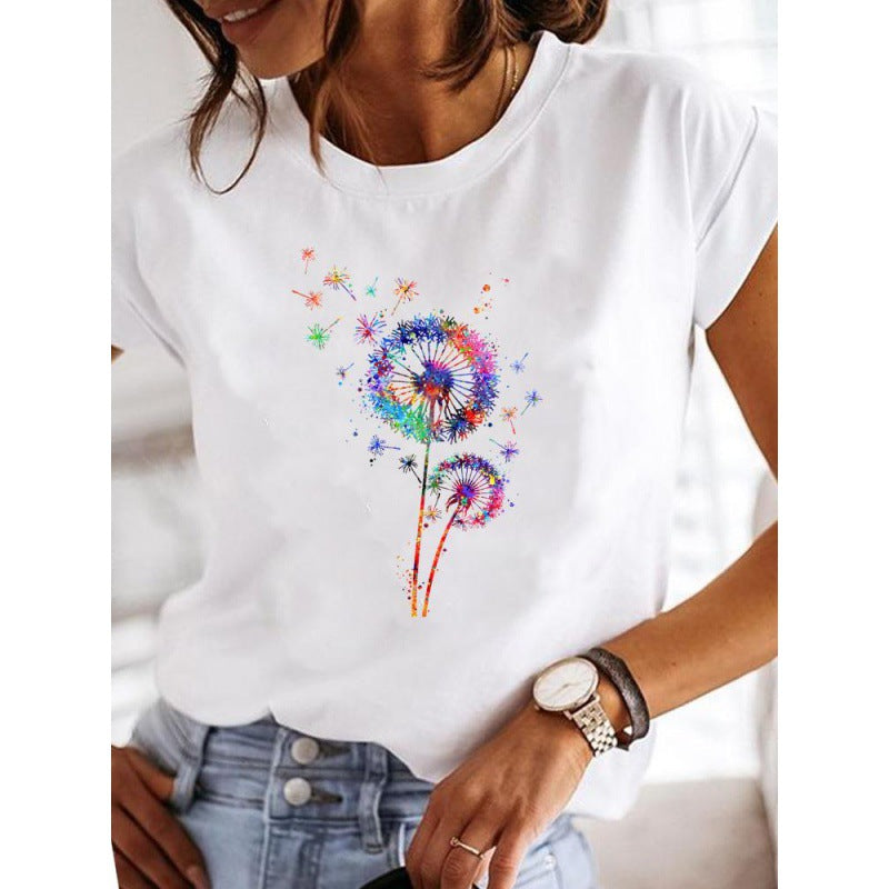 Women's Casual Print T-Shirt
