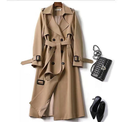 Women's Double-Breasted Trench Coat