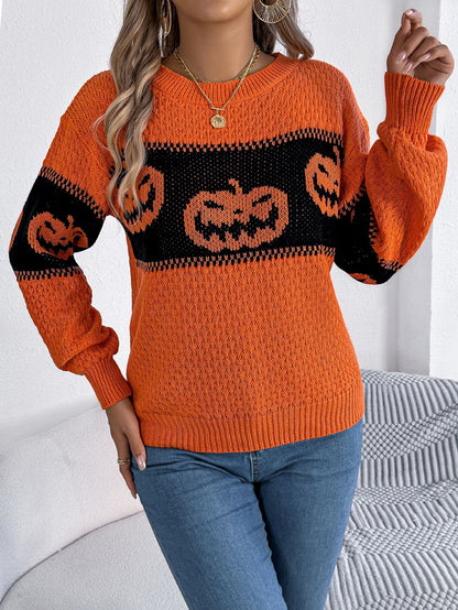 Women's Jack-O-Lantern Sweater