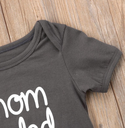 Baby Mom + Dad = Me Onesie