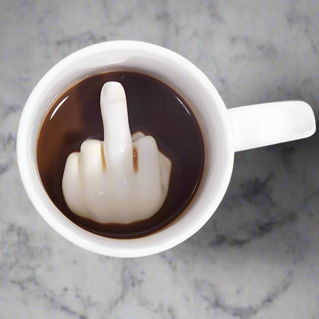 Ceramic Middle Finger Mug