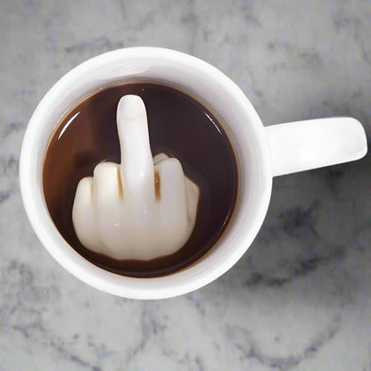 Ceramic Middle Finger Mug