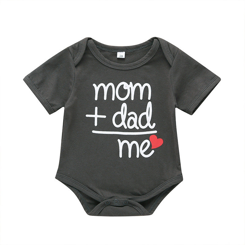 Baby Mom + Dad = Me Onesie