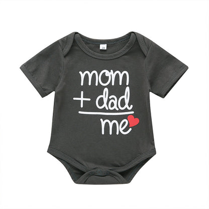 Baby Mom + Dad = Me Onesie