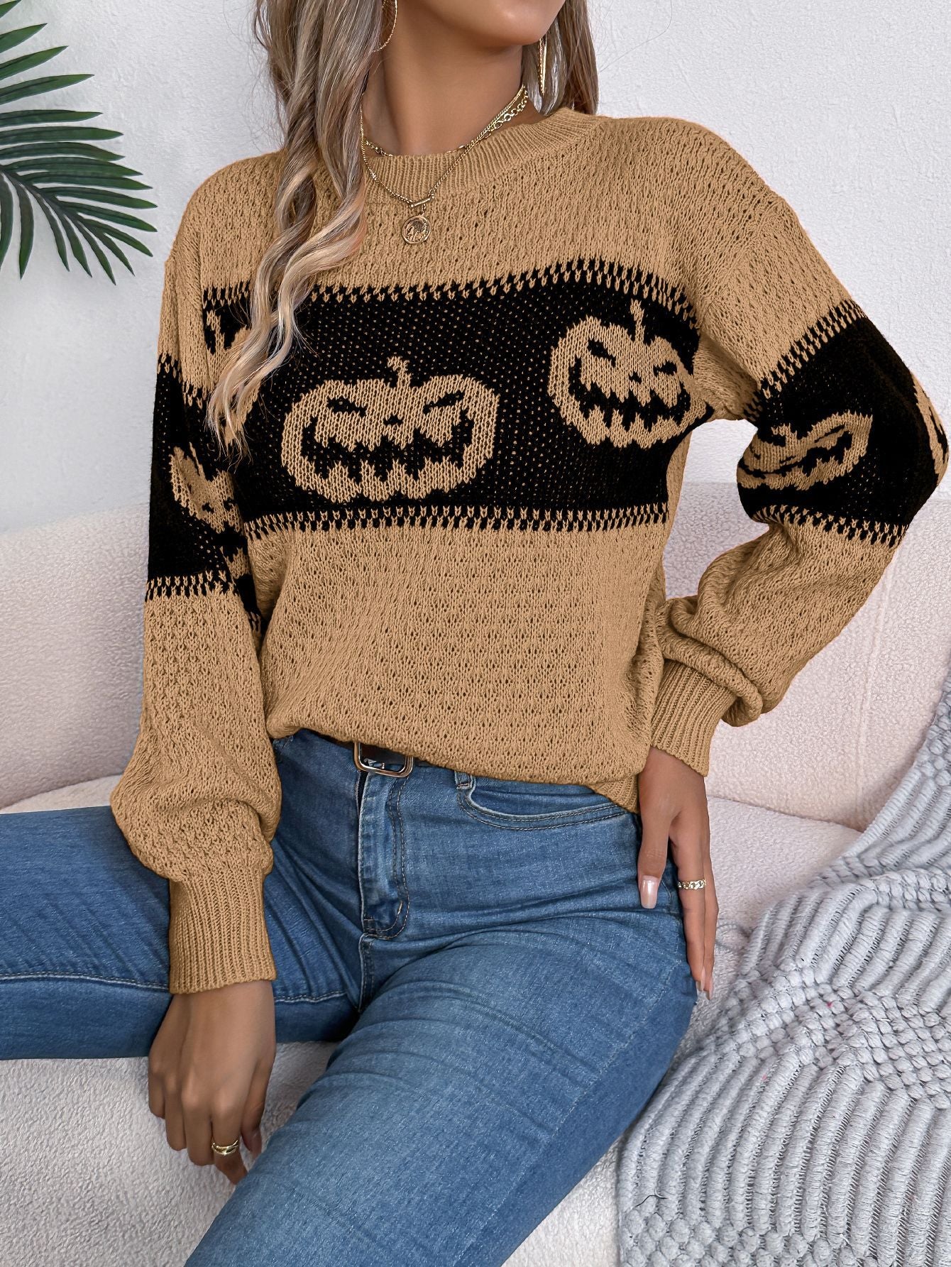 Women's Jack-O-Lantern Sweater