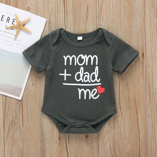 Baby Mom + Dad = Me Onesie