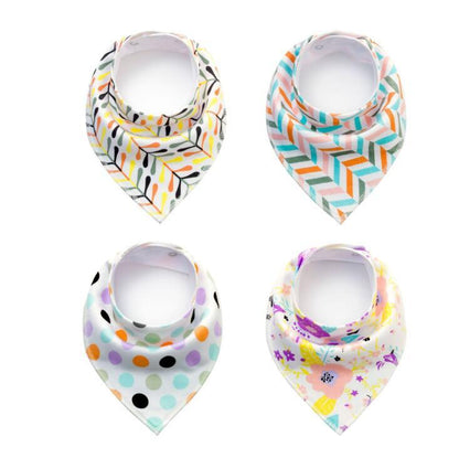 Baby Bandana Bib 4pk