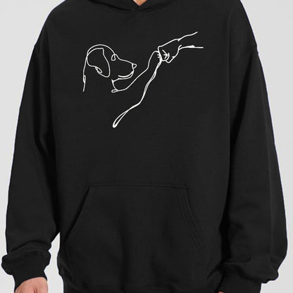 Men's Dog Fist Bump Hoodie