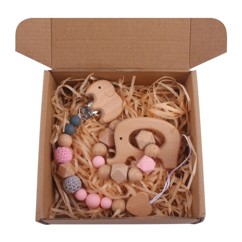 Baby Muslin Wooden Gift Sets
