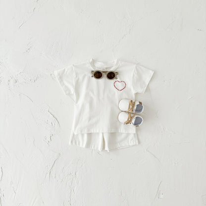 Baby Girl's Love Me More Outfit 2pcs set