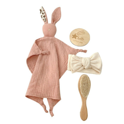 Baby Muslin Wooden Gift Sets