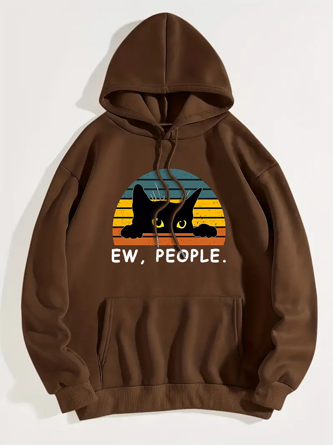 Women's Ew People Cat Hoodie