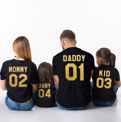 Matching Baseball Family T-Shirts