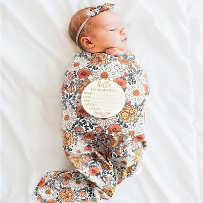 Baby's Floral Arrival Set 4pcs