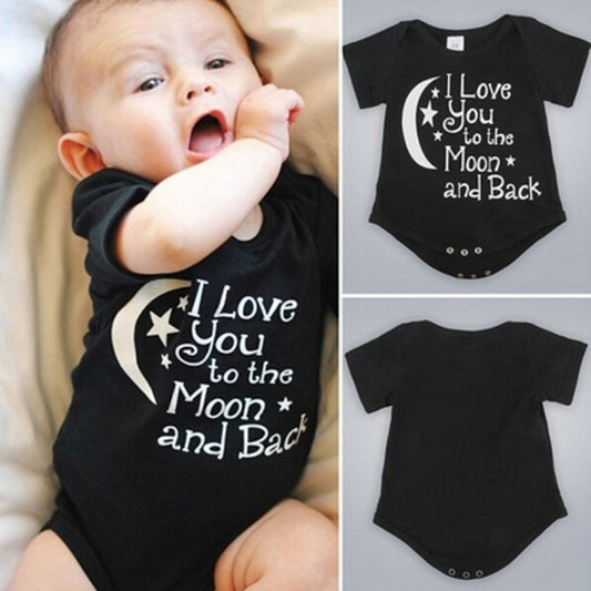 Baby I love You to the Moon and Back Onesie