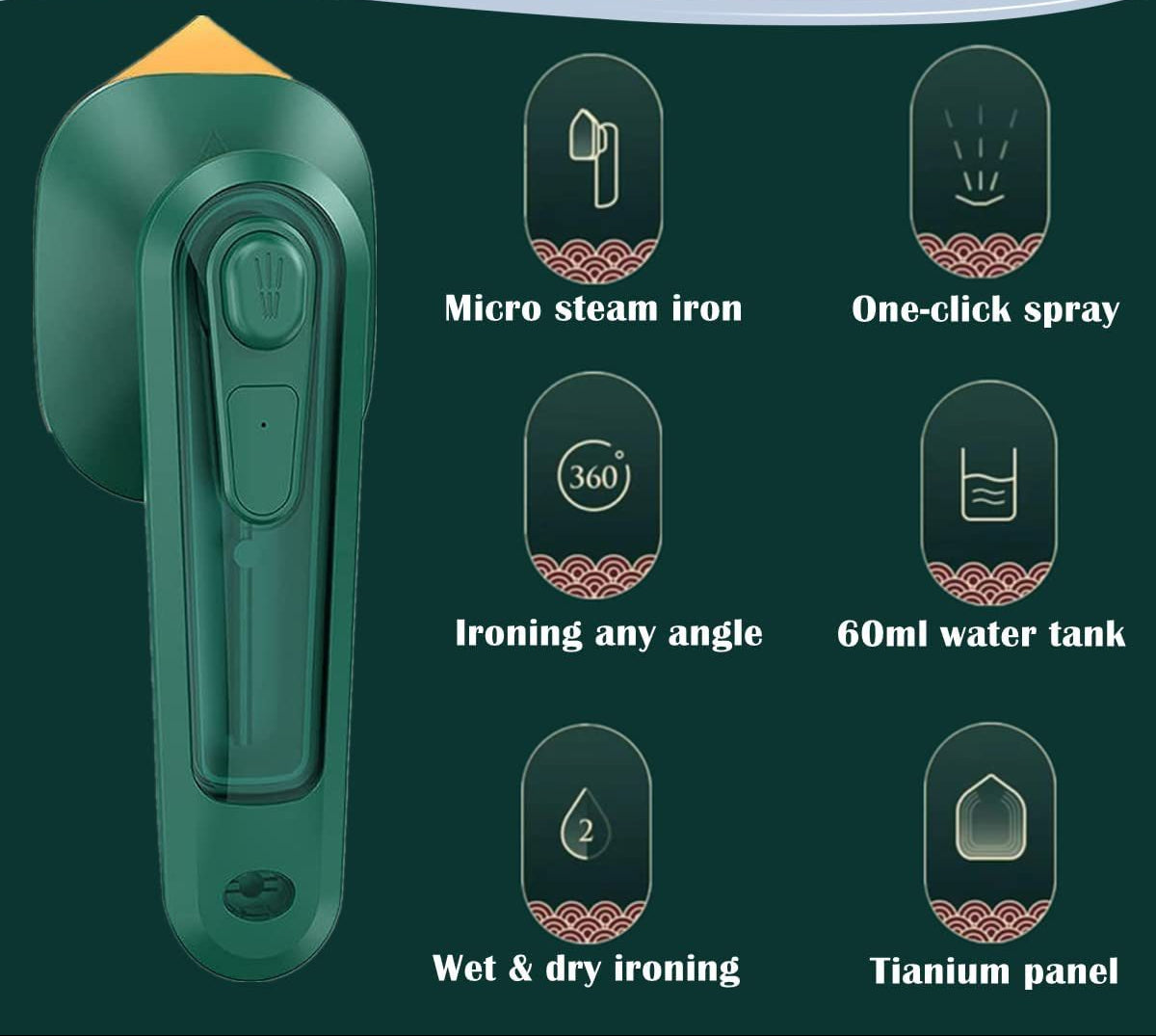 Mini Handheld Portable Garment Steamer