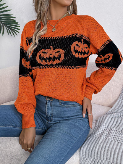 Women's Jack-O-Lantern Sweater