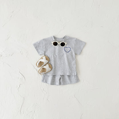 Baby Girl's Love Me More Outfit 2pcs set